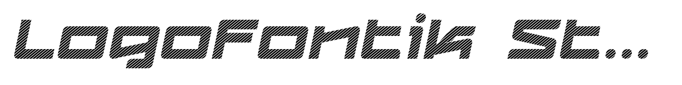 Logofontik Stripes 4F Italic
